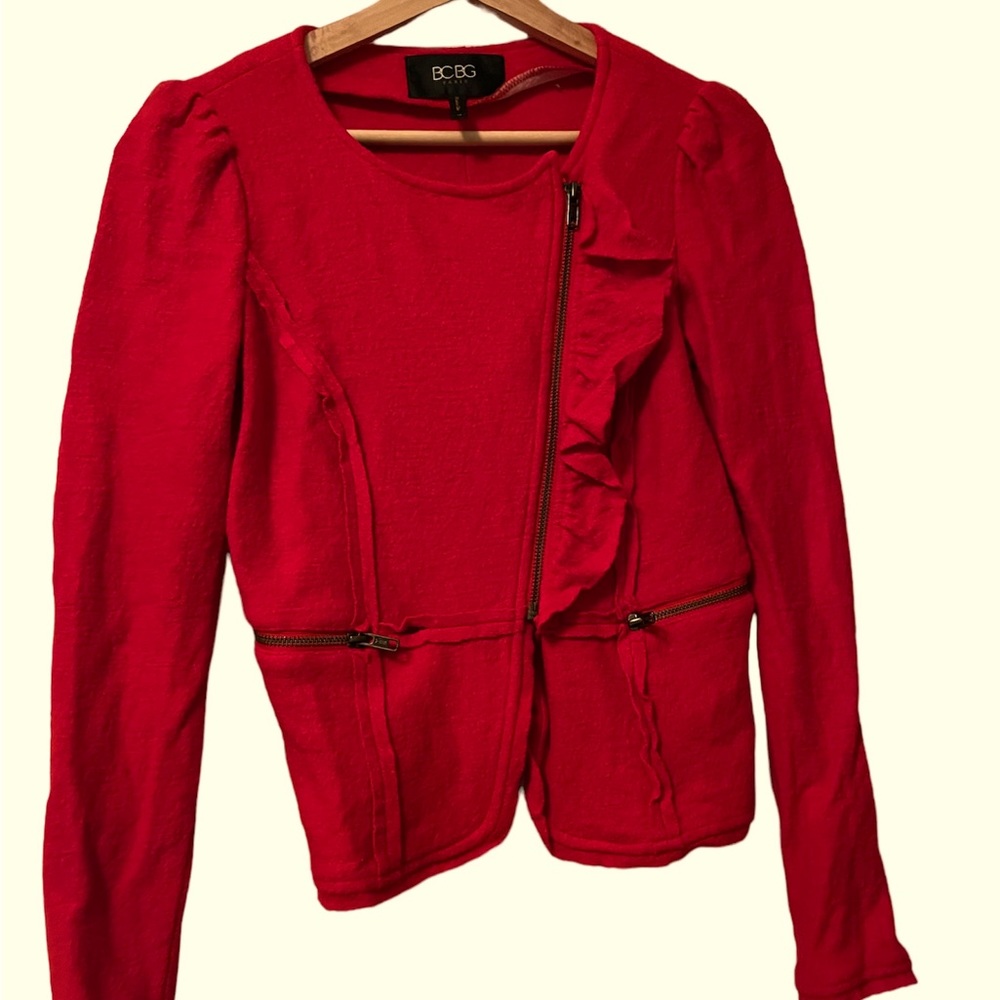 BCBG Pompeian Red xs Jacket